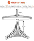 Rear Drum Support Spider And Flange Shaft Assembly For Washing Machines Keeps The Drum Balanced At High Spin Fits Kenmore LG Models Replacement Part Durable Appliance Repair Kit, 18.7 in