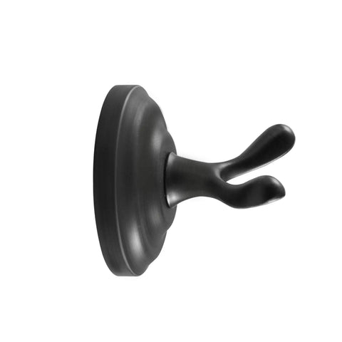 Wall-mounted robe hook from Modern Gold Bathroom Hardware Set In Satin Brass Finish With All Metal Construction Built To Last Includes Robe Hook
