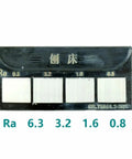 Roughness Comparison Block For Surface Roughness Sampling Ra 0.05 To 12.5 Mm Planer Finish Perfect For Quick Batch QA Defect Screening And On The Fly Industrial Part Adaptability Testing, Ra 6.3 3.2 1.6 0.8