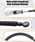 Dodge Dart Automatic Transmission Shift Cable Replacement 2013 2016 For Precise Gear Shifts And Smooth Shifting Enhanced Safety High Quality Durable Automotive Part For Reliable Transmission Performance, close-up of cable end