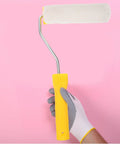Professional Grade Big Time Easy Mini Cotton Paint Roller Covers For Tight Corners And Wide Walls With Quick Install Replacement Rolls For Sweet Home Makeover Projects in hand.
