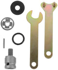Heavy Duty Electric Drill Adapter Angle Conversion Kit Real Deal Nut Wrench For Grinding Bolt Work Compatible With Major Brand Power Tools Easily Essential Gear For DIY Pros Who Want To Crush Projects Without Stress Or Spending Crazy Money At All, metal parts set