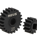 Steel Overdrive Portal Gears For Axial Capra 1.9 UTB SCX10 III RC Crawlers Pinion Range 13-22T, 45 Hardened Steel