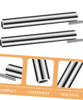 Straight Shooter 2 Piece Electrician Wire Twisting Tools Automatic Wire Stripper For Power Drill, two carbon steel rods.