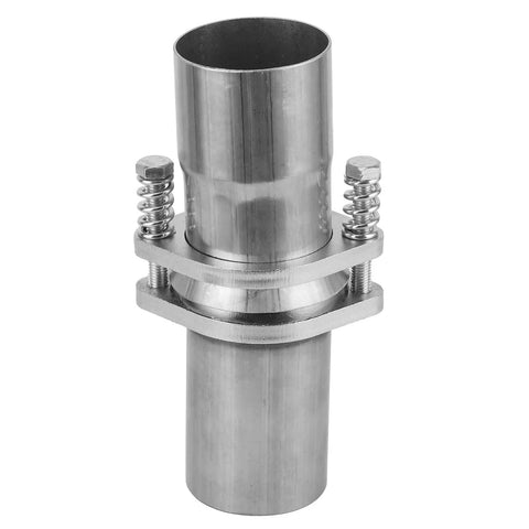 Heavy Duty Exhaust Pipe Repair Kit With Quick Fix Slip Joint Connector For Muffler Leaks, 2.75 inch diameter stainless steel.
