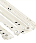 Close-up of Heavy Duty Thickened Roller Drawer Slide Tracks for Cabinets and Desks Ultra Smooth Glide Low Friction Roller Rail System