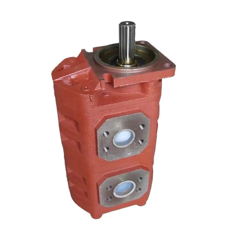 Direct Replacement Hydraulic Gear Pump For Heavy Equipment OEM Style Gear Oil Pump Compatible With XCMG Wheel Loaders And 2063 2050 2040 Series 803099524 803004104 Spare Parts For Quick Swap red cast iron body with splined shaft
