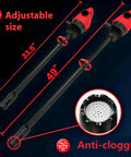 Heavy Duty Electric Drum Pump Is A Real Heavy Hitter Delivering Killer 5 Gpm Flow with adjustable tubes of 33.5 and 49 inches.