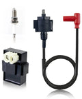 Honda Foreman 450 Ignition Coil CDI Box Spark Plug Kit Replacement For TRX450 FE FM ES 2002 To 2004 And 1998 To 2001 ATV Models