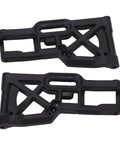 Nylon Front Lower Suspension Arms For 1 By 8 RC Cars, Lightweight Yet Sturdy, shown in black nylon with beefed up design