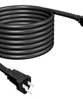 Coiled Pro Grade 12-Gauge Outdoor Extension Cord 50 Foot Grounded, Tough As Nails SJTW Vinyl Cable For Tools, Yard Work, And Outdoor Projects, 125V 15A 1875W, Black