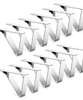 Heavy Duty Tablecloth Clips 12 Pack Stainless Steel Table Clip Clamps For Restaurants Picnics Marquees Weddings Graduation Parties Easy To Install Rust Proof And Securely Hold Table Covers No Slip