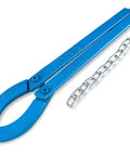 Beefy Heavy Duty Fence Wire Tightener Tool for Barbed Wire and Electric Fences, 5.5 lb steel, with chain for easy farm repair.