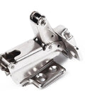 Rotating Concealed Cabinet Door Hinge Set With Matching Screws 165 Degree Spring Folded Hinges in silver steel