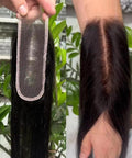 HD 2x6 Swiss Lace Closure With Melt Skin For Glueless Install, Long Deep Parting, Pre Plucked Natural Hairline, 18 Inch Human Hair
