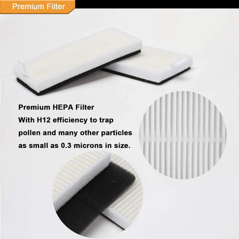 Replacement Parts Kit For Deebot N79 N79S N79W DN622 500 Yeedi K600 K700 Robotic Vacuum Cleaner Accessories Set With 8 HEPA Filters