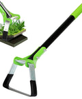 Action Stirrup Hoe With Ergonomic Handle For Weeding And Planting, Sowing Seeds And Making Furrows, durable rust-resistant steel, close-up