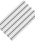Five one eighth inch stainless steel rods for DIY projects and metalworking hobbies, 304 stainless steel, rust resistant and strong.