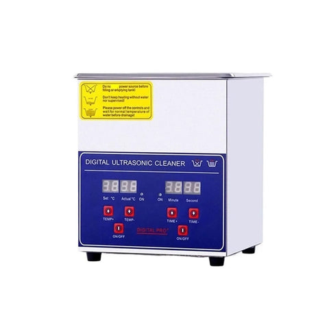 Hella Strong Ultrasonic Cleaner Featuring Premium Stainless Steel Bath And Easy Touch Buttons For Quick Jewelry Eyewear And Tool Restoration Just Pop In And Watch The Dirt Vanish digital control panel with numeric displays