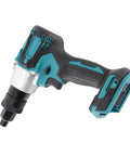 Powerful Brushless Electric Riveter With Anti Slip Grip LED Light And Gear Adjustment Rivet Nut Tool Kit For M8 M10 Forward And Reverse Switch Set C Pro, side view