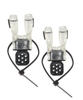Bite Moldable Scuba Diving Mouthpiece For Comfy Fit, TPE Snorkel Regulator Mouthpiece With Regulator Tie, Transparent