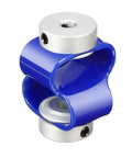 Slick Flex Shaft Coupler With Heavy Duty Aluminum Ends And Quick Swap Design 18 Mm Outer By 38 Mm Long Plugs Right Into 6 Mm To 5 Mm Shafts