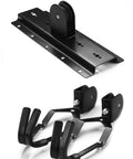Beefy Heavy Duty Ceiling Hoist And Pulley System For Garage Storage 60kg Capacity Overhead Bike Rack And Kayak Lift Steel Parts