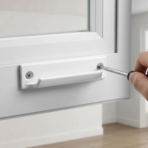 Installing 2 Pack Aluminum Drawer Handles 3 Point 5 Inch Low Profile Finger Pulls For Kitchen Cabinets And Dressers White Finish With Screws