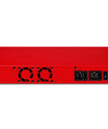Kick Ass Enterprise Firewall Appliance With Three Year Total Security Suite License back view showing ports and cooling fans.
