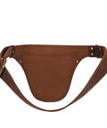 Genuine Leather Florist Tool Belt Gardening Bag For Gardeners And DIY Pros With 3 Pockets Waist Pouch Holster Brown Leather