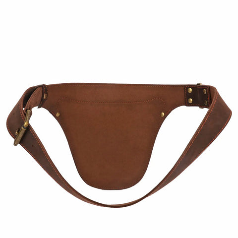 Genuine Leather Florist Tool Belt Gardening Bag For Gardeners And DIY Pros With 3 Pockets Waist Pouch Holster Brown Leather