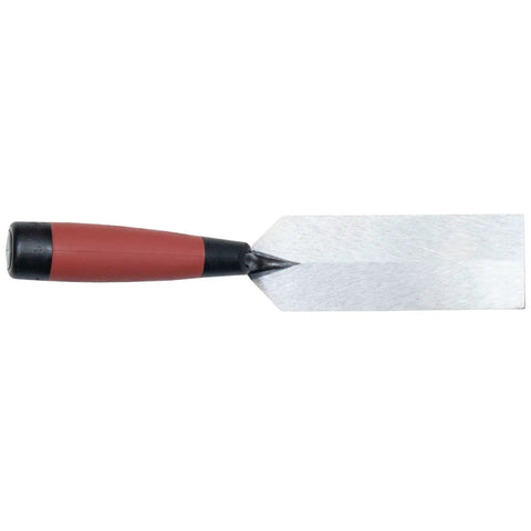 Margin Trowel 6 X 2 Inch For Spreading Mortar And Tile Adhesive, High Carbon Steel Blade With DuraSoft Handle, Slim Flat Nose
