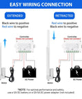 Wiring diagram for Heavy Duty Electric Linear Actuator With Quiet Limit Switch for Tripod and Projector Lift.