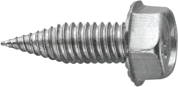 Zip Screw 8-18 X 1/2 Hex Washer Head HVAC Screws