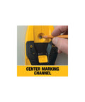 Stud Finder For Framing And DIY Projects Locates Three Quarter Inch Wood And Metal Studs With Center Mark Channel for layouts