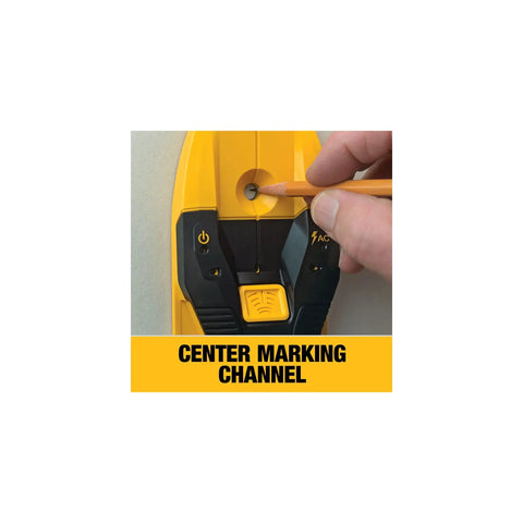 Stud Finder For Framing And DIY Projects Locates Three Quarter Inch Wood And Metal Studs With Center Mark Channel for layouts