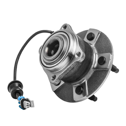 Rear Wheel Bearing And Hub Assembly For 2005 2006 Chevy Equinox, 2006 Pontiac Torrent, And 2002 2007 Saturn Vue With 5 Lug And Four Wheel ABS