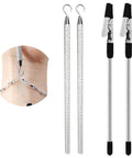 Must Have 4 Piece Bracelet Helper Tools Set With Metal Wear Aid Hooks Quick Clip On Disassembly Fasteners for jewelry and crafts