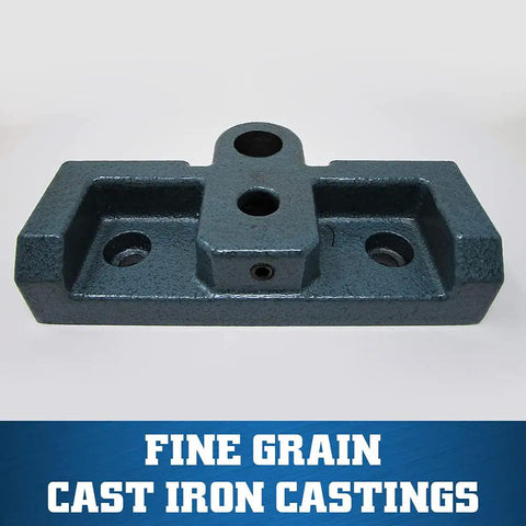 Low Profile Drill Press Vise LP6 6 Inch Jaw Width 6 Inch Opening 2 Inch Jaw Depth For Easy Drilling Tapping And Reaming On Machine Table cast iron component
