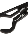 GC-A1BK Universal Throttle Control System 2 With CNC Aluminum Construction in black finish, side view, silicone grip visible.
