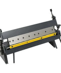 24 Inch Sheet Metal Pan And Box Brake With 0 To 135 Degree Bend Angles, Heavy Duty Industrial Metal Bender, Front View