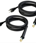 Heavy Duty 95104L Circular Saw Power Cord 2 Pack built tough black electric cords for HD77 SHD77 SHD77M tools.