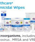 Hospital Grade Germicidal Bleach Wipes Ready To Use Disinfectant For Industrial Cleaning Kill C Difficile In 3 Minutes 58 Seconds