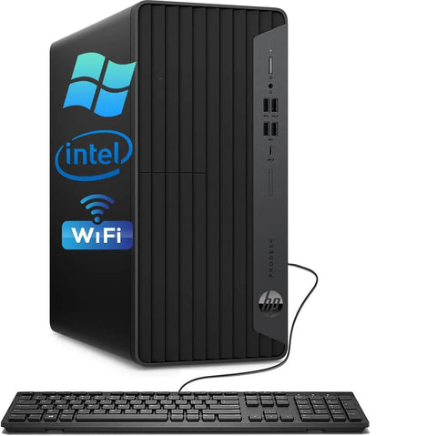 ProDesk 600 G6 Tower Desktop Computer MT PC With Intel Core i5 10500 256GB SSD 16GB RAM Windows 11 Pro WiFi and Bluetooth with keyboard
