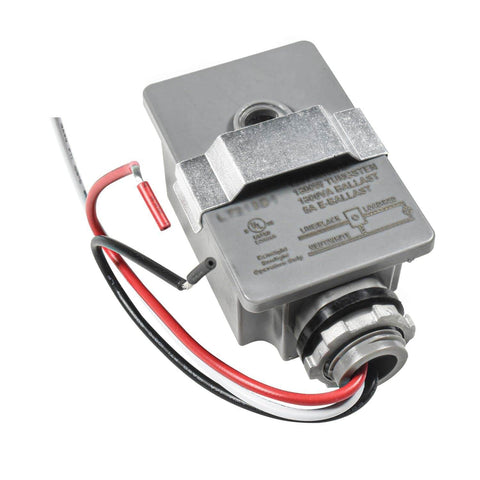 4 Pack Photocell Thermal Type Light Sensor Stem Mount Dusk To Dawn Hardwired Switch For Outdoor Lighting close-up view