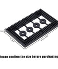 Pool Pump Pad Anti-Vibration Mount Base For Quiet Operation In Pools And Hot Tubs, Rubber Vibration Dampening Pad 6.5 x 4 x 0.5 Inch