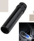 Black Six Spline Lug Nut Socket Kit With Three Quarters Inch And Thirteen Sixteenths Inch Hex, CR-V Alloy Construction