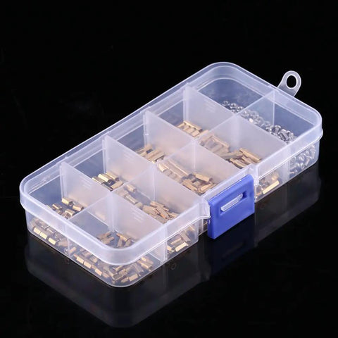 M2 M3 Hex Standoff Kit For Electronic Projects DIY Repair Includes Brass Screws Nuts And 304 Stainless Spacers Assorted PCB Spacers And Mount Hardware For Makers And Hobbyists, plastic organizer box