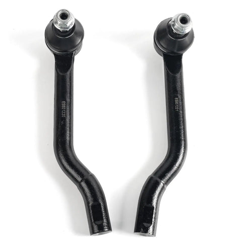 Front Outer Tie Rod End Kit For Nissan Qashqai 2017-2023 Rogue 2014-2020 And Rogue Sport 2017-2022 2 Pack ES801221 ES801220 Premium Outer Steering Tie Rod Ends Replacement OE Style, black metal pair