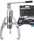 Real Deal Heavy Duty Hydraulic Gear Puller Bearing Extractor Kit 20 Ton Max Force Adjustable Two Three Jaw Configuration, steel jaws in case